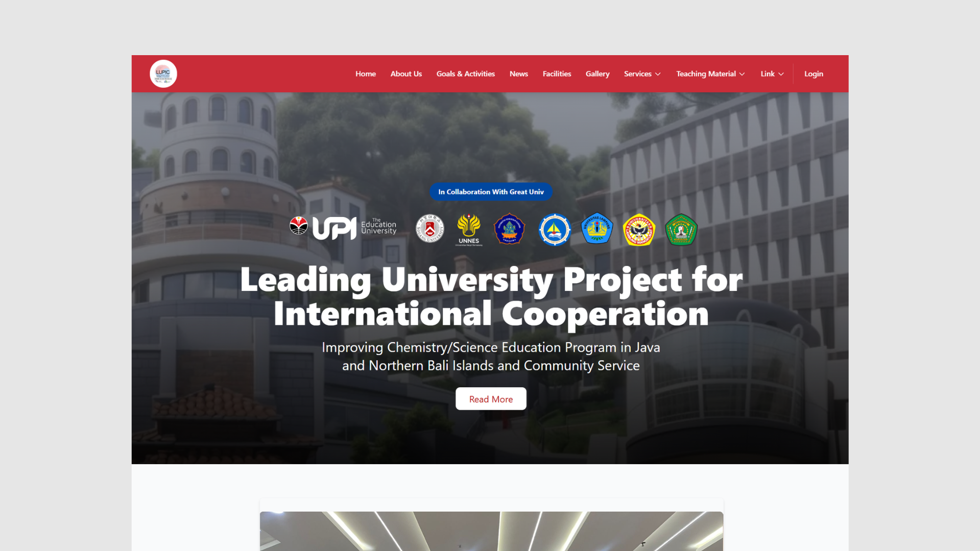 Leading University For International Cooperation (LUPIC)